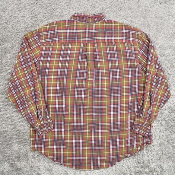 Abercrombie & Fitch Men's L Button Shirt Long Sleeve Plaid Multicolor Quality - Picture 7 of 8